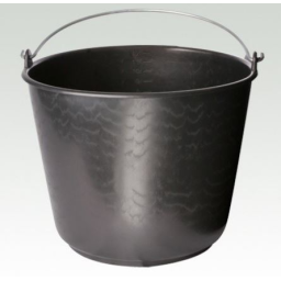 Het Gereedschap Bouwemmer 12LTR zwart