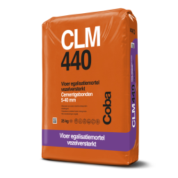 Coba CLM440 egalisatiemortel vezelversterkt 4–40 mm — 25 kg