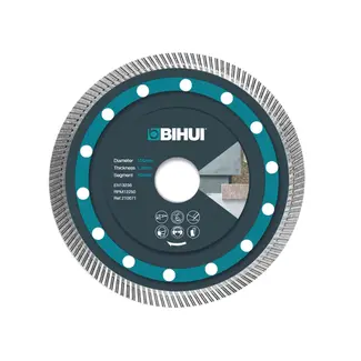 BIHUI Turbo Diamantschijf Slender 1,2 mm 125 mm.