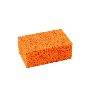 Blok-schuurspons oranje grof 170x110x65 mm