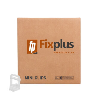 ® Fix Plus Levelling Clips Mini 1 mm. 3000 st.