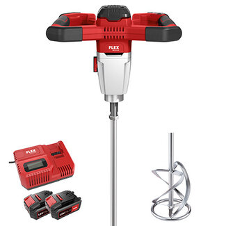 Flex accu Mixer 2-snelheden met 3-traps toerentalschakelaar