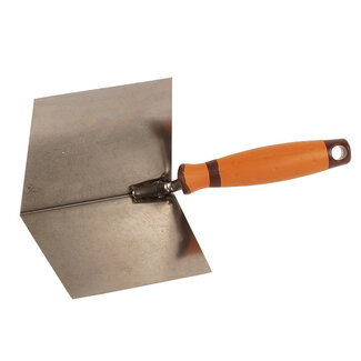 Super Prof Hoektroffel inwendig scherp, 120x100 mm RVS Soft Grip