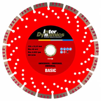 InterDynamics Diamantzaag Universeel Basic 230 mm