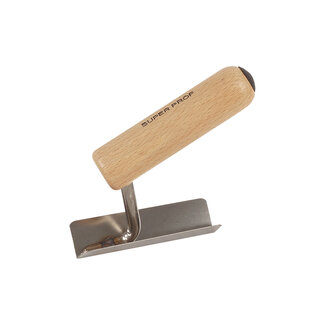 Super Prof Japanse Hoektroffel inwendig scherp 100x26mm RVS HG