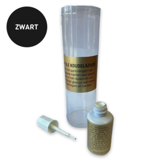 Top Glazuur Koudglazuur Zwart