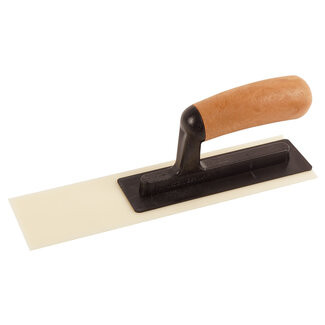 Kunststof Spaan middel 280x70x3 mm kort.ang Softgrip handgre