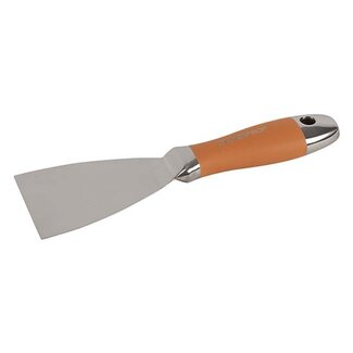 Plamuurmes Super Prof 125mm RVS met RVS greep softgrip