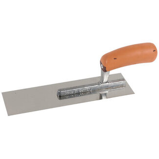 Pleisterspaan 270x80x0,65 mm greep achter Softgrip RVS