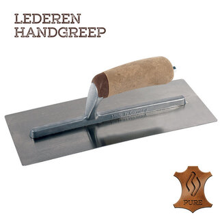 Pleisterspaan PURE gebogen 305x120x0,65 mm RVS afgeronde hoe