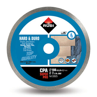 Rubi CPA ø 180 SUPERPRO Diamantschijf