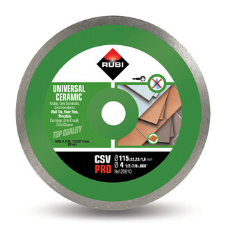 Rubi CSV ø 115 PRO Diamantschijf