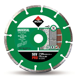 Rubi SEV ø 125 PRO Diamantschijf