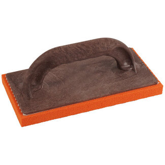 Schuurspons kunststof oranje fijn 240x120x20mm
