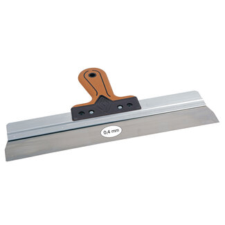 Super Prof Spackmes aluminium 220 mm RVS met SUPERSOFT handgreep