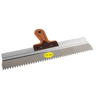 Super Prof Spackmes aluminium 480x0,7 mm RVS Softgrip Getand