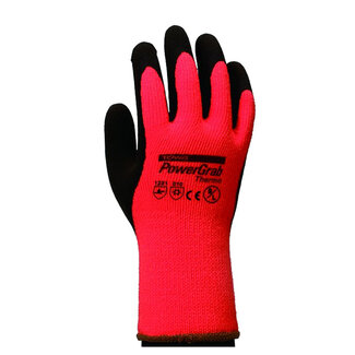 Towa Werkhandschoen PowerGrab Thermo Acryl Wintervoering met microfinish Latex coating maat 9 / L